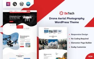 Detech - Drone WordPress Theme - Nulled Download - EmpireGPL