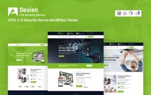 Devien - CCTV, IT and Security Service Responsive WordPress Theme - Nulled Download - EmpireGPL