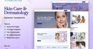 Diathena - Skin Care & Dermatology Elementor Template Kit - Nulled Download - EmpireGPL