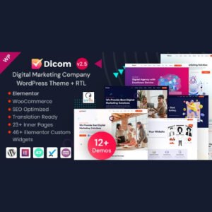 Dicom - IT Startup & SEO Marketing Services WordPress Theme - Nulled Download - EmpireGPL
