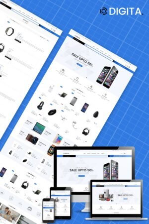 Digita - Electronics Store eCommerce Clear Shopify Theme - Nulled Download - EmpireGPL