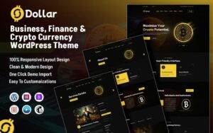 Dollar - Business, Finance & Crypto Currency WordPress Theme - Nulled Download - EmpireGPL