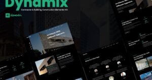 Dynamix - Architecture Elementor Template Kit - Nulled Download - EmpireGPL