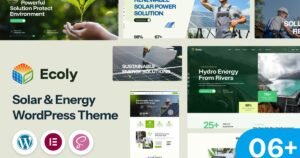 Ecoly - Solar Ecology Environment WordPress Theme - Nulled Download - EmpireGPL