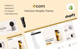 Ecom - Best Electronics & Gadgets Responsive Shopify Theme - Nulled Download - EmpireGPL
