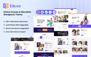 Eduxo - Online Courses and Education WordPress Theme - Nulled Download - EmpireGPL