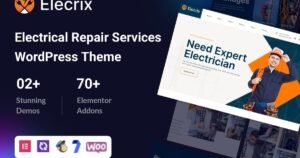 Elecrix – Electrical Repair Services WordPress The - Nulled Download - EmpireGPL