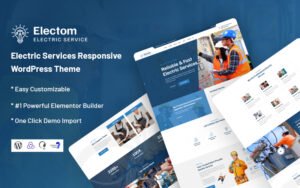 Electom - Electric Services WordPress Theme - Nulled Download - EmpireGPL
