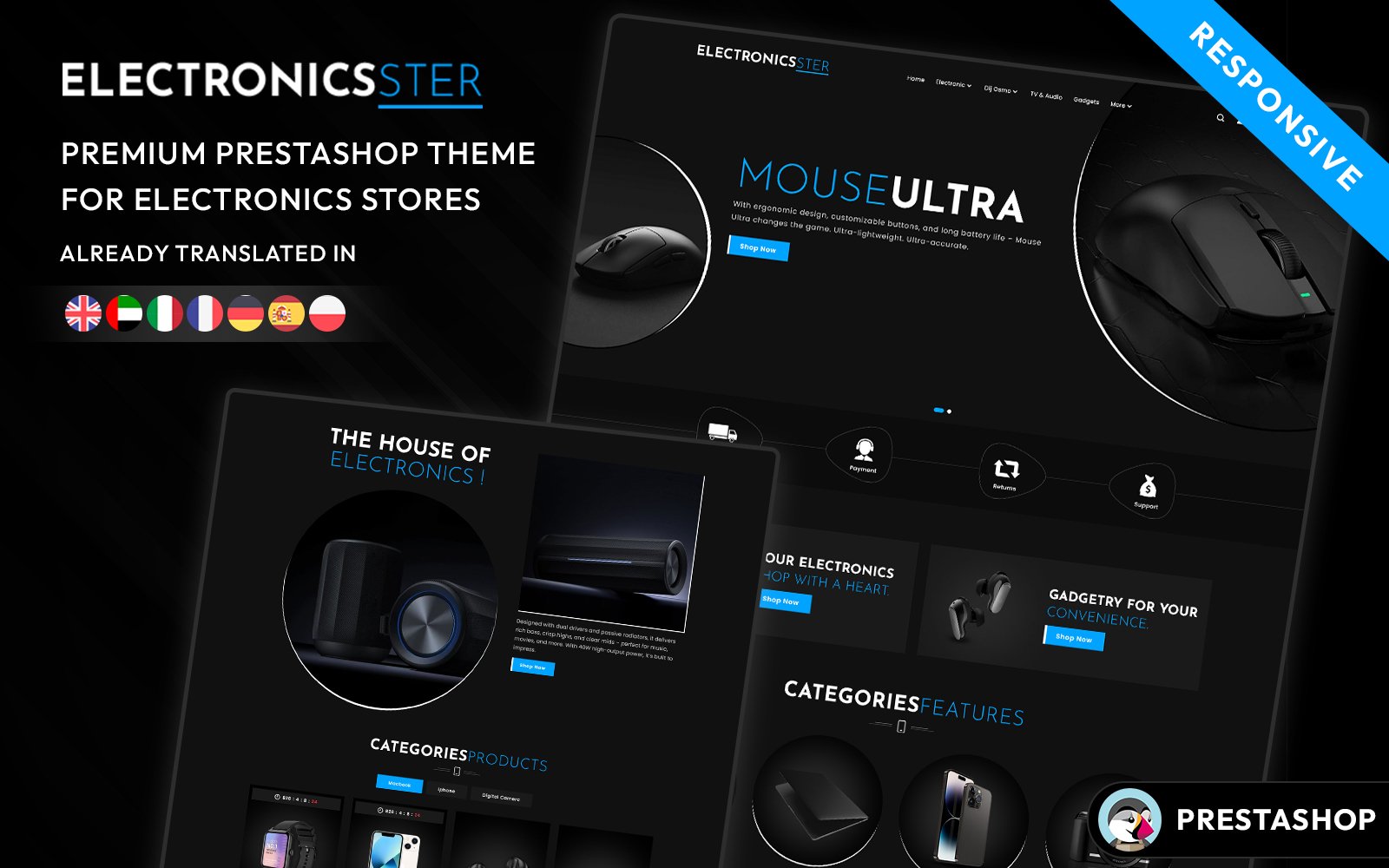 Electronics Ster – Multipurpose Responsive Prestashop Theme PrestaShop Theme – Nulled Download – EmpireGPL