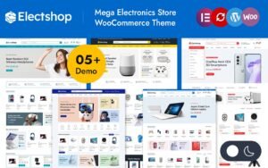 Electshop - Multipurpose Electronics Store Elementor WooCommerce Responsive Theme WooCommerce Theme - Nulled Download - EmpireGPL