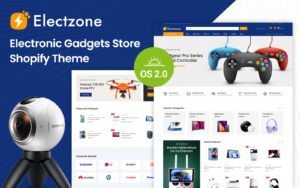 Electzone - Multipurpose Electronics Store Shopify 2.0 Responsive Theme Shopify Theme - Nulled Download - EmpireGPL