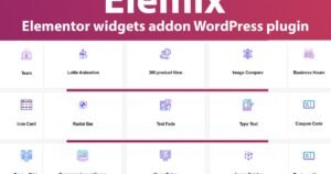 Elemix - Elementor widgets addon wordpress plugin - Nulled Download - EmpireGPL
