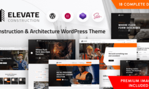 Elevate - Construction WordPress Theme - Nulled Download - EmpireGPL