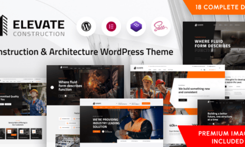 Elevate - Construction WordPress Theme - Nulled Download - EmpireGPL