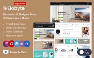 Elobyte - Electronics & Digital Mega Store Elementor WooCommerce Responsive Theme WooCommerce Theme - Nulled Download - EmpireGPL