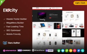 Elocity - Electronics and Game Store Multipurpose WooCommerce Theme - Nulled Download - EmpireGPL