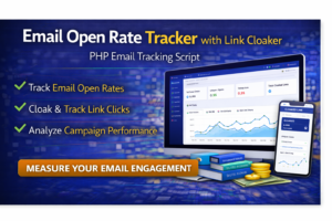 Email Open Rate Tracker with Link Cloaker