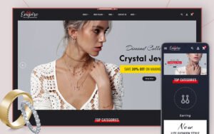 Empire art & imitation - OpenCart Theme for Online Jewelry Store OpenCart Template - Nulled Download - EmpireGPL