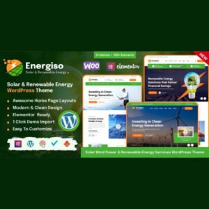 Energiso - Solar & Renewable Energy WordPress Theme - Nulled Download - EmpireGPL