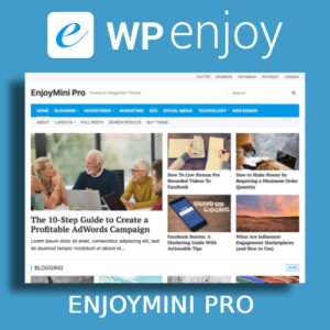 EnjoyMini Pro - WPEnjoy Theme - Nulled Download - EmpireGPL