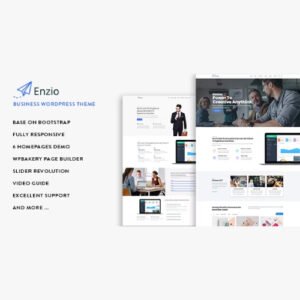 Enzio – Responsive Business WordPress Theme - Nulled Download - EmpireGPL