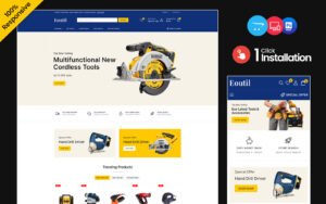 Eoutil - Tools Store and Mega Tool Super Store Multipurpose Opencart Theme OpenCart Template - Nulled Download - EmpireGPL