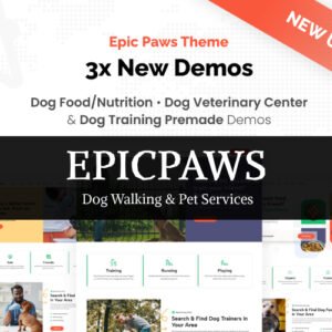 EpicPaws - Dog Walking & Pet Services Theme - Nulled Download - EmpireGPL