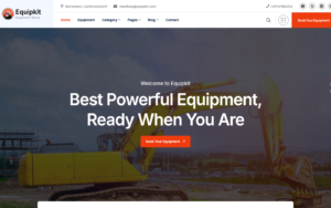 Equipkit – Construction Equipment Rental & Machinery Services WordPress Theme - Nulled Download - EmpireGPL