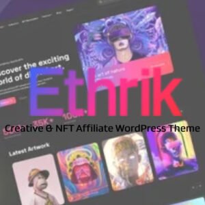 Ethrik - Creative & NFT Affiliate WordPress Theme - Nulled Download - EmpireGPL