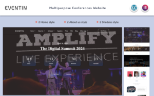 Eventin - Multipurpose Conferences Website Elementor Wordpress Theme WordPress Theme - Nulled Download - EmpireGPL
