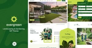 EverGreen – Landscaping Gardening WordPress Theme - Nulled Download - EmpireGPL