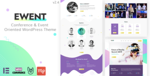 Ewent - Conference & Event Oriented WordPress Theme - Nulled Download - EmpireGPL