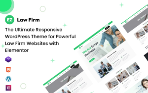 EZ lawfirm -The Ultimate Responsive WordPress Theme for Powerful Law Firm Websites with Elementor - Nulled Download - EmpireGPL