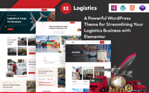 EZ Logistics: A Powerful WordPress Theme for Streamlining Your Logistics Business with Elementor - Nulled Download - EmpireGPL