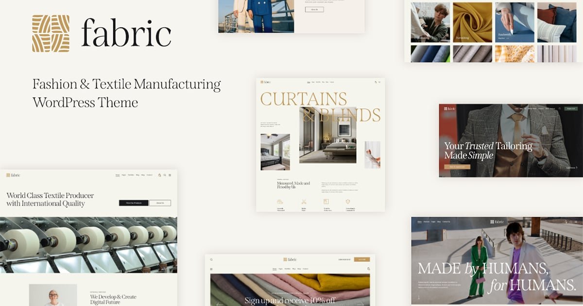 Fabric – Fashion & Textile Manufacturing WordPress Theme - Nulled Download - EmpireGPL