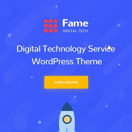 Fame – Digital Technology/Service WordPress Theme – Nulled Download – EmpireGPL