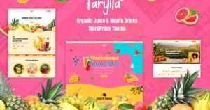 Faryita - Organic Juice & Health Drinks WordPress - Nulled Download - EmpireGPL