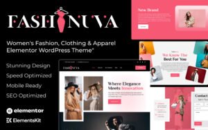 Fashnuva - Women's Fashion, Clothing & Apparel Elementor WordPress Theme - Nulled Download - EmpireGPL