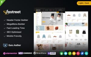 Fastreet - Multipurpose Fashion and Jewelry WooCommerce Theme - Nulled Download - EmpireGPL