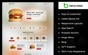 Favorite Burger - Responsive Shopify Theme for eCommerce - Nulled Download - EmpireGPL