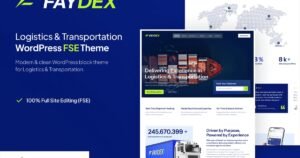 Faydex – Logistics and Transportation WP Theme - Nulled Download - EmpireGPL