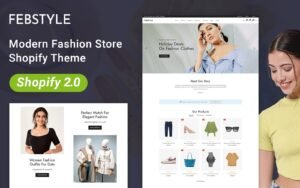 FEBSTYLE - Multipurpose Fashion Store Shopify 2.0 Responsive Theme Shopify Theme - Nulled Download - EmpireGPL