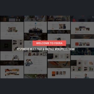 Fekra - Multi Page/One Page WordPress Theme - Nulled Download - EmpireGPL