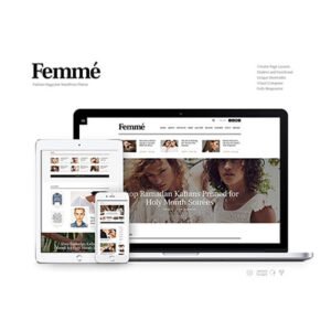 Femme - An Online Magazine &amp Fashion Blog WordPress Theme - Nulled Download - EmpireGPL
