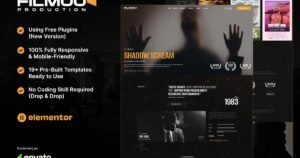 Filmoo - Film, Movie & Video Production Elementor Template Kit - Nulled Download - EmpireGPL