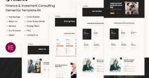 Finanvo | Finance & Investment Consulting Elementor Template Kit - Nulled Download - EmpireGPL