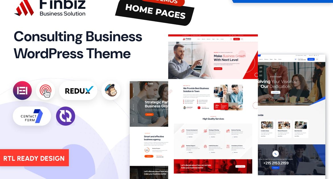 Finbiz - Consulting Business WordPress Theme - Nulled Download - EmpireGPL
