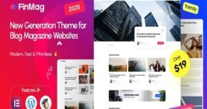 FinMag - Modern Magazine WordPress Theme - Nulled Download - EmpireGPL