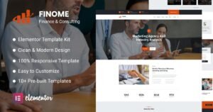 Finome - Finance & Business Elementor Template Kit - Nulled Download - EmpireGPL