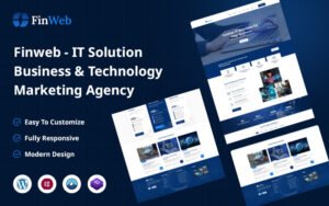Finweb – IT Solution & Technology Marketing Agency WordPress Theme - Nulled Download - EmpireGPL